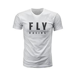 Fly Logo Tee White