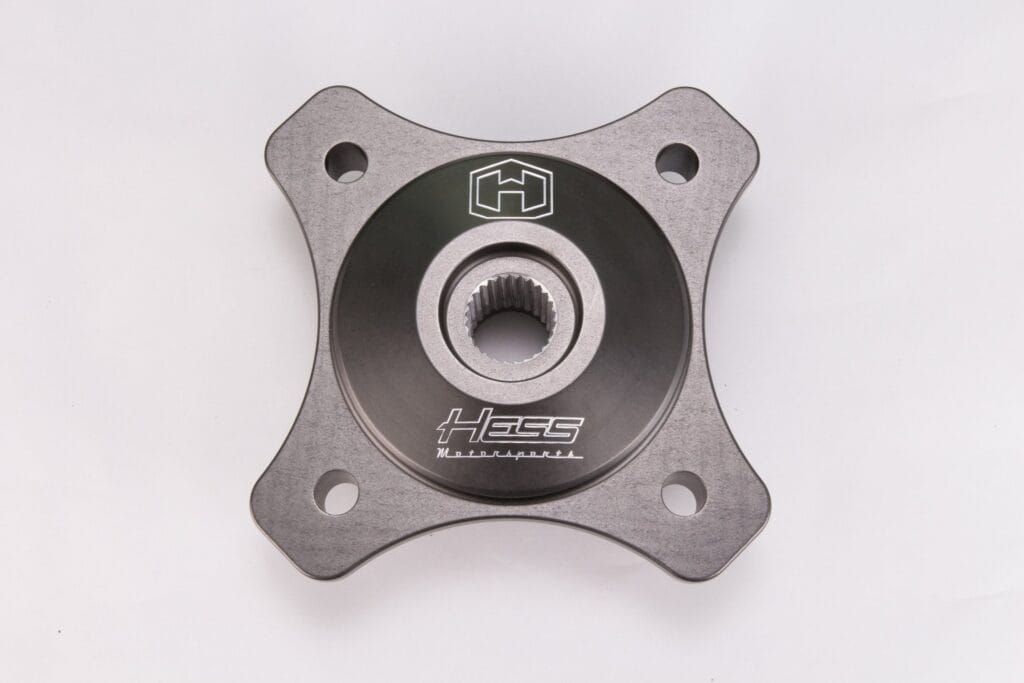 TUSK Steering Wheel Hub For Polaris RZR XP 1000 (2014-2021) - Black 6061-T6 Aluminum
