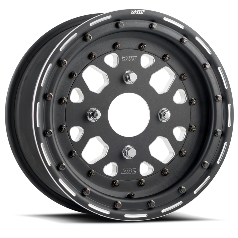 sector dwt douglas wheel sxs utv matte black 14 15 inch beadlock rim canam polaris yamaha yxz rzr x3 1k racing 1