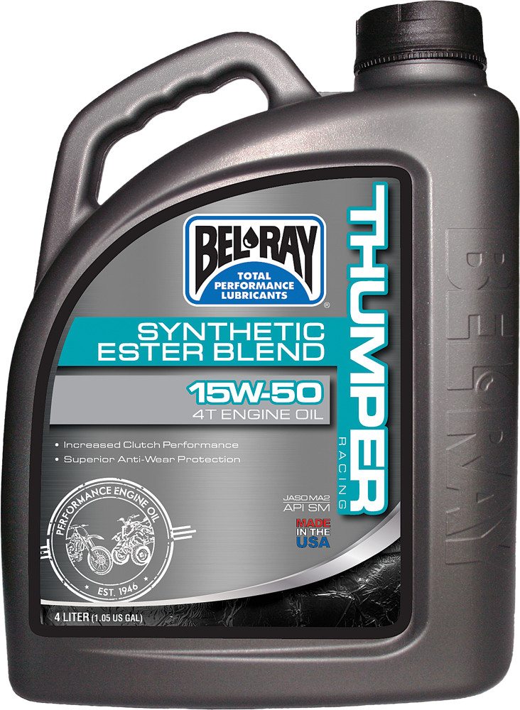 Bel-ray Thumper Synthetic Blend Engine Oil 4 Liter