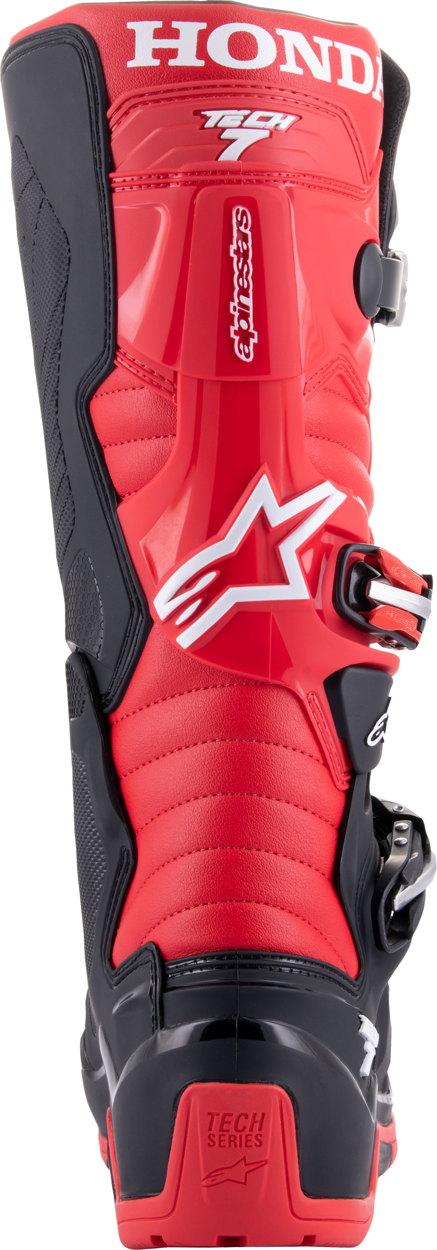 Honda Tech 7 Enduro Drystar Black/Bright Red Sz 16 - Image 5
