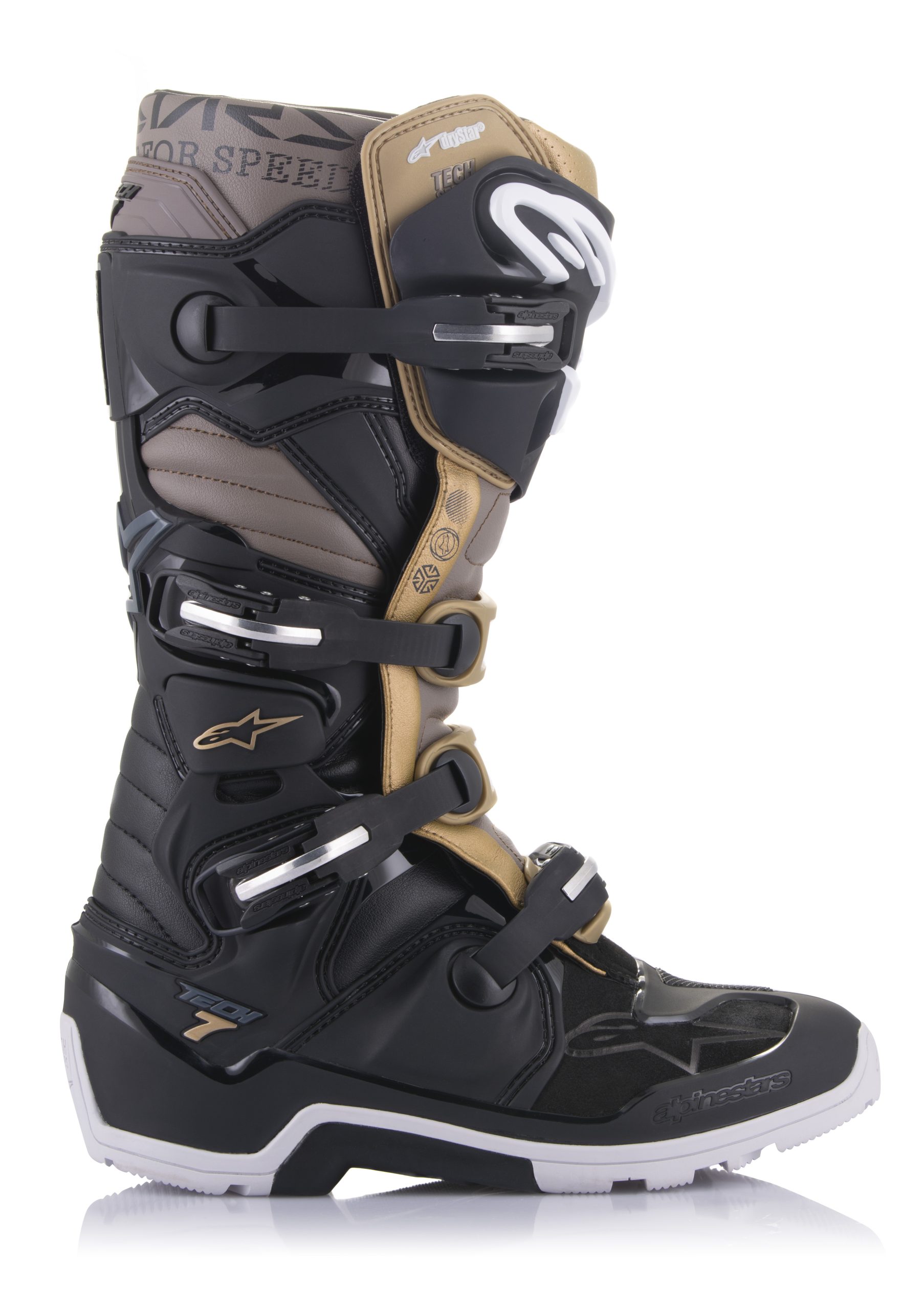 Tech 7 Enduro Ds Boots Black/Grey/Gold Sz 07 - Image 3