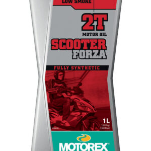 Motorex Scooter Forza Oil 2T 1 Liter - Fully Synthetic 2-Stroke Engine Oil for Scooters and Mopeds