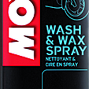 Motul Wash & Wax Motorcycle Cleaner and Polish 11.4 oz with Carnuba Wax Base
