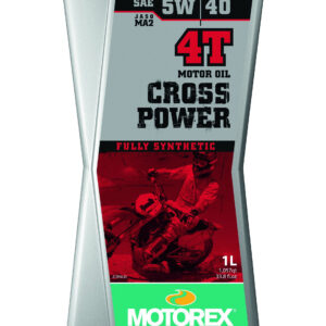 Motorex Cross Power Oil 5W40 4T Motorcycle Engine Oil - 1 Liter