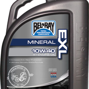 Bel-Ray EXL Mineral 10W-40 4T Engine Oil, 4-Liter (Part Number 99090-B4LW)