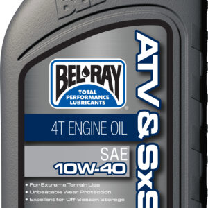 BEL-RAY ATV Trail Mineral Oil 10W-40 for 4T Engines - 1 Liter Bottle (Case of 12)
