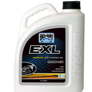 Bel-Ray EXL Mineral Oil 20W50 4T Engine Oil – 4L (Part Number 99100-B4LW)