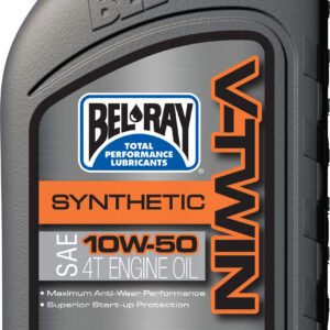 BEL-RAY V Twin Synthetic Oil 10W-50, Part Number 96915-BT1, 1 Quart Bottle