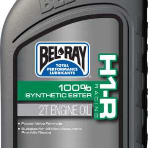 BEL-RAY H1 R Synthetic Ester 2-Stroke Engine Oil - 1 Liter (12 Pack) for Cobra CX50 BW and Honda CR500AF