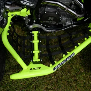 Lonestar Yamaha YFZ450R/YFZ450X DC-PRO GEN III Nerf Bars W/Built in Heel Guards