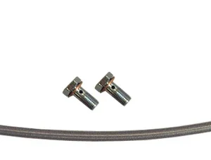Lonestar Steel Braided Rear Brake Line
