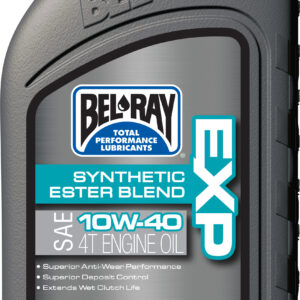Bel-Ray Exp Semi Syn Ester Oil 10W-40 Motorcycle Engine Oil, 1 Liter
