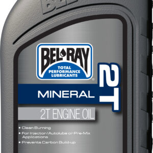 Bel-Ray 99010-B1LW Mineral 2-Stroke Engine Oil – 1 Quart Bottle