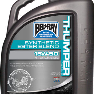 Bel-Ray Thumper Semi Synthetic Ester 15W-50 4L Engine Oil (Part No. 99530-B4LW)