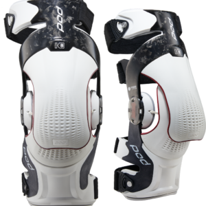 POD K8 3.0 Knee Braces Carbon/Carbon/White Medium